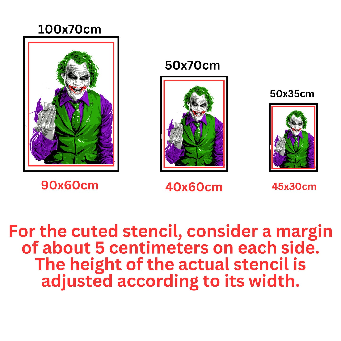 SKULL multi 5 layers stencil design PRE-CUT - ARTENDIST