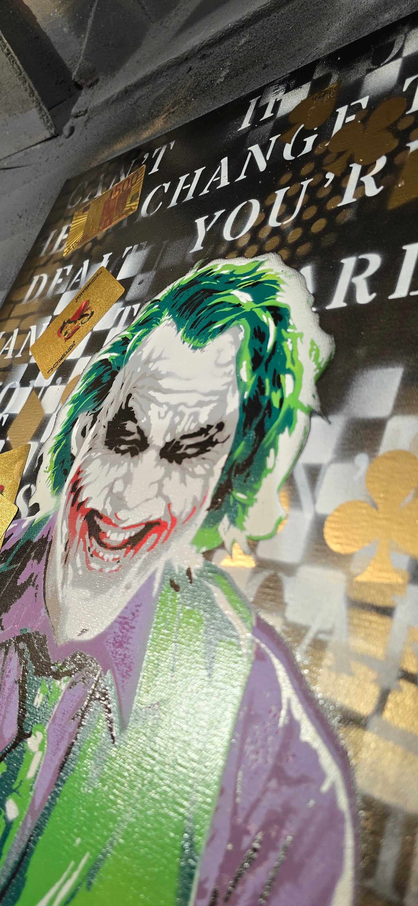 Joker's Chaos Spray paint art - ARTENDIST