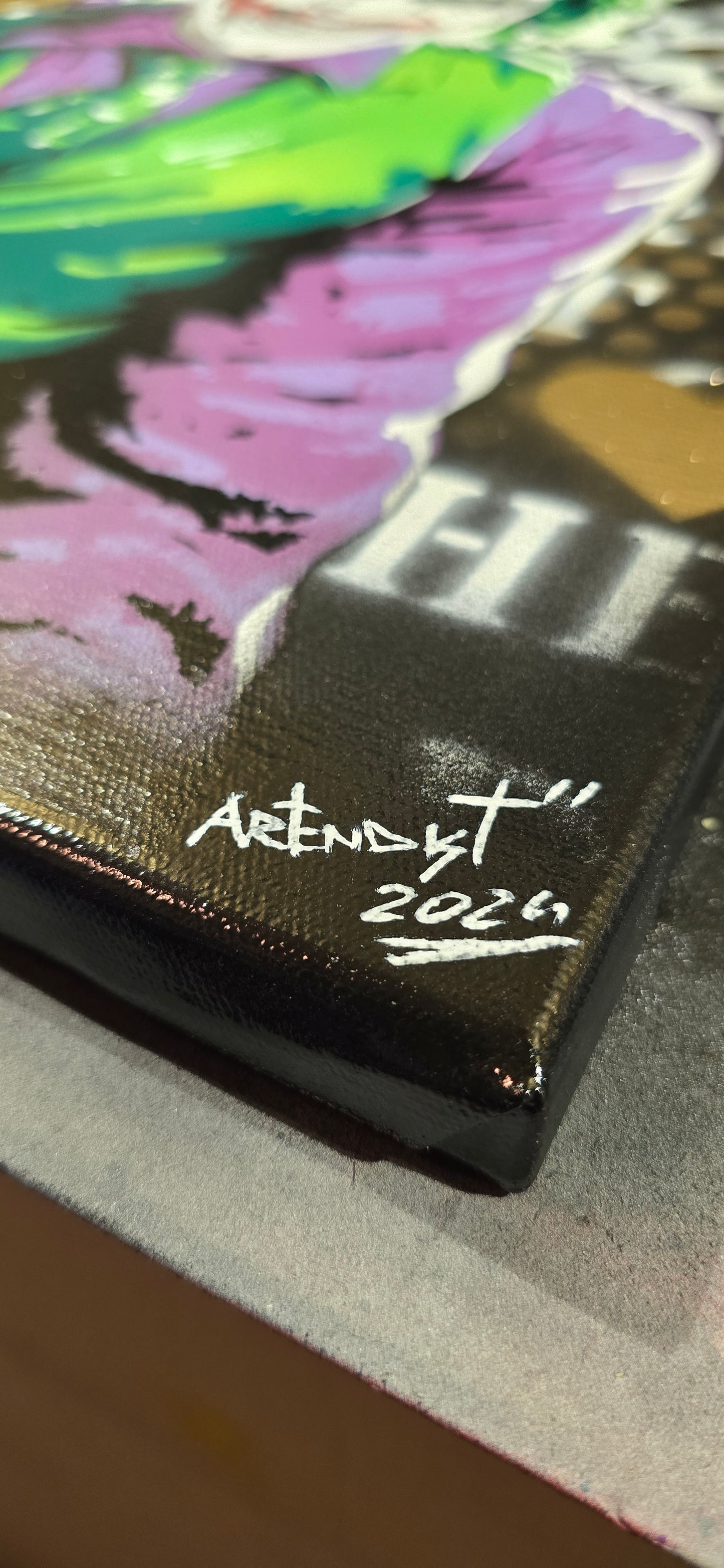 Joker's Chaos Spray paint art - ARTENDIST