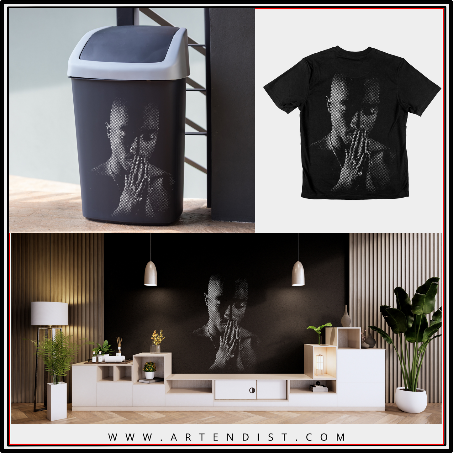 HIP HOP ICON Stencil – Premium Spray Paint Art Template