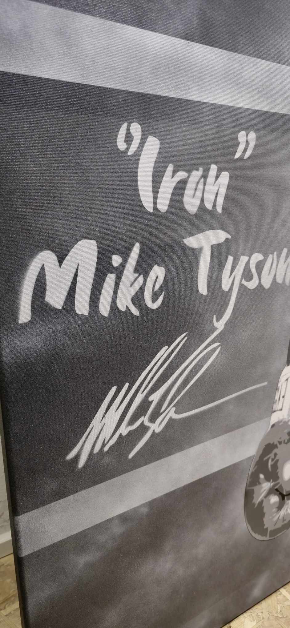 Mike Tyson Spray Paint Art 150x100cm - ARTENDIST