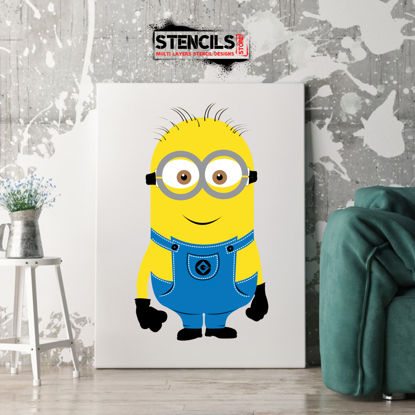 MINION multi 6-layers stencil design - ARTENDIST