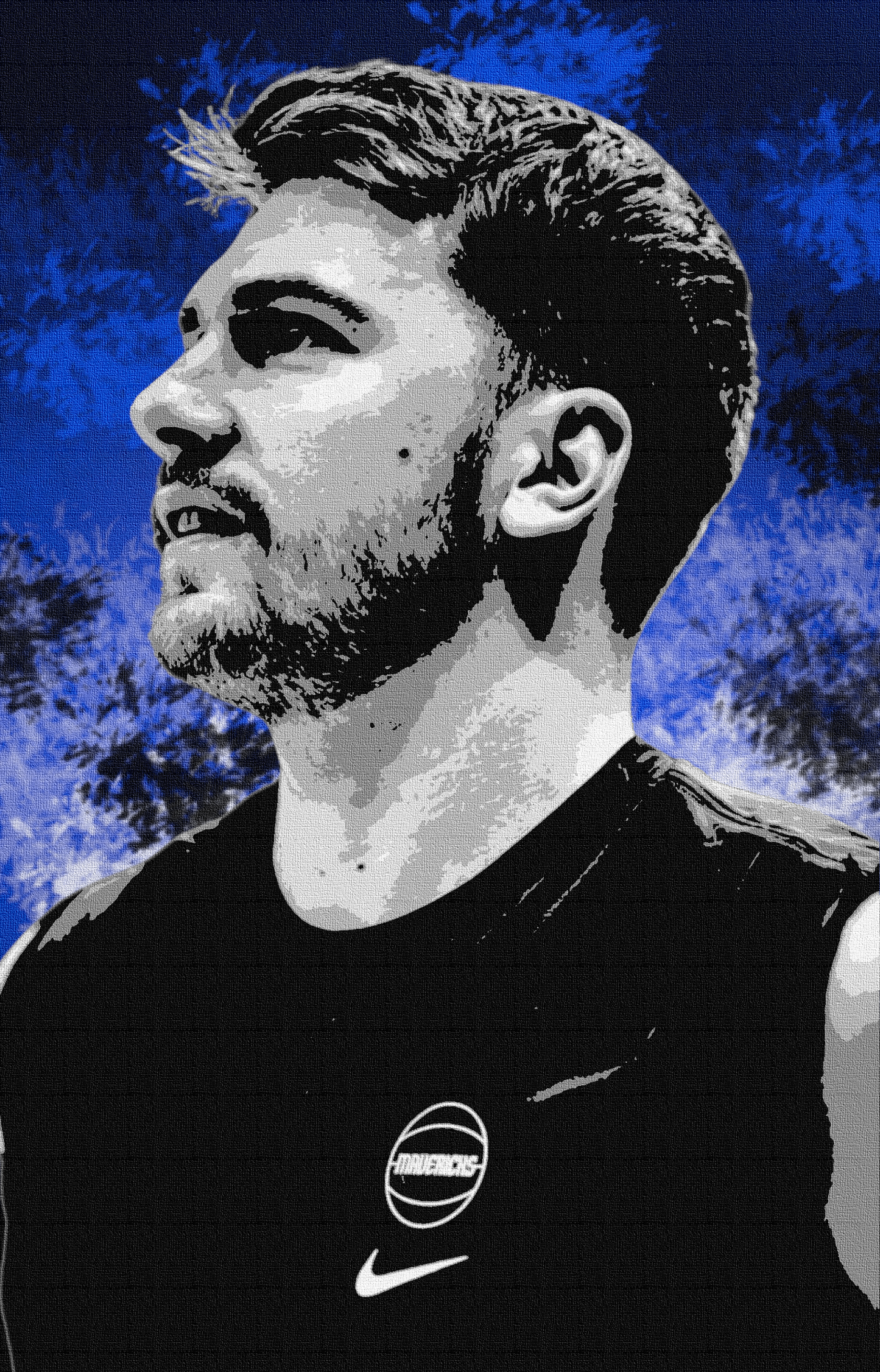 LUKA DONCIC multi 5 layers stencil design PRE-CUT - ARTENDIST