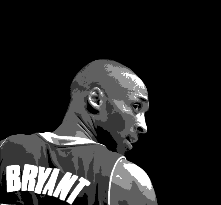 KOBE BRYANT multi 5-layers stencil design - ARTENDIST