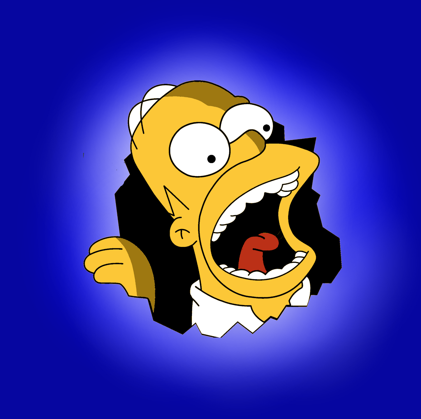 HOMER SIMPSON multi 5-layers stencil design - ARTENDIST