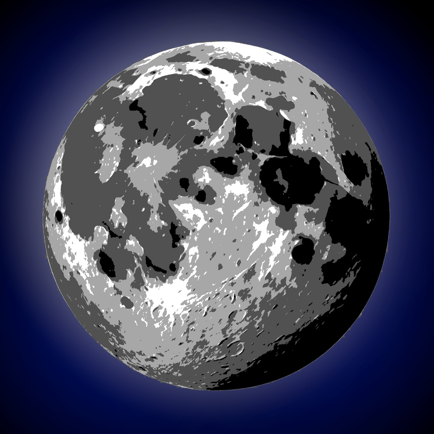 MOON multi 4-layers stencil design - ARTENDIST