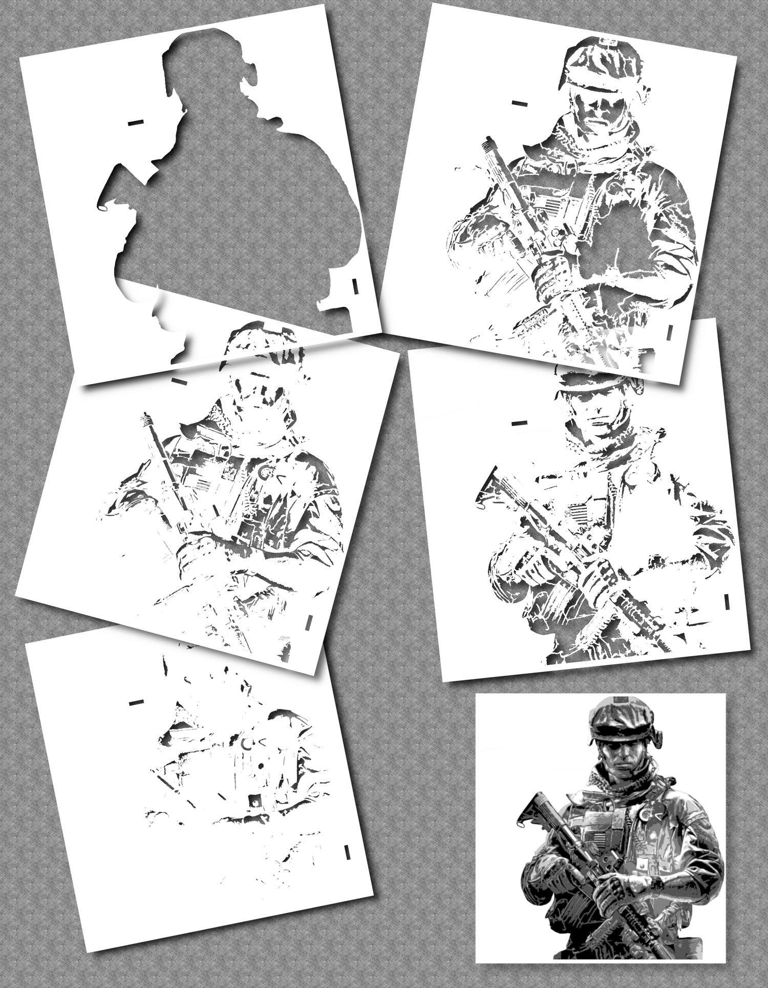 Multi-Layered Stencil Designs | Pre-Cut & Digital Downloads for Art – ARTENDIST stencil-maker-from-photo-mockofun