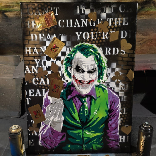 Joker's Chaos Spray paint art - ARTENDIST