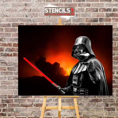 DARTH VADER multi 6-layers stencil design - ARTENDIST