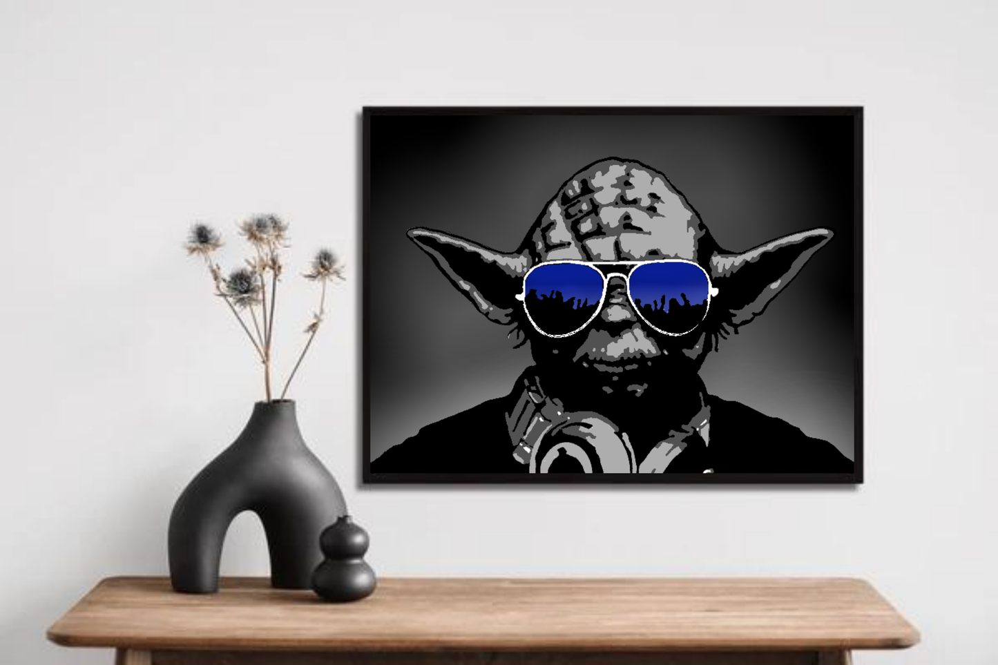 PARTY YODA multi 6-layers stencil design