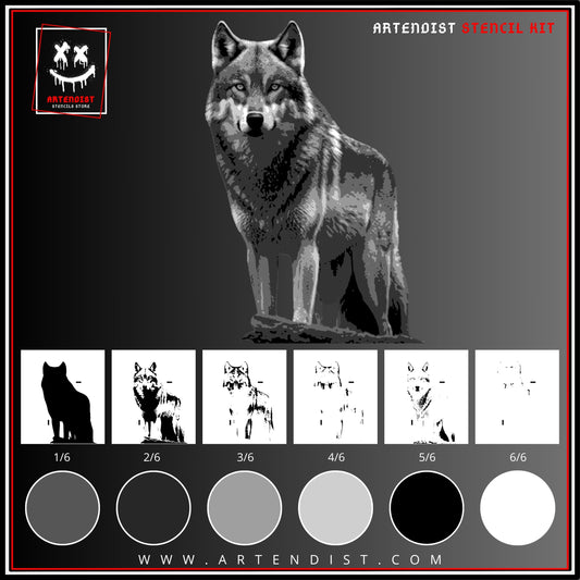 WOLF multi 6-layers stencil design