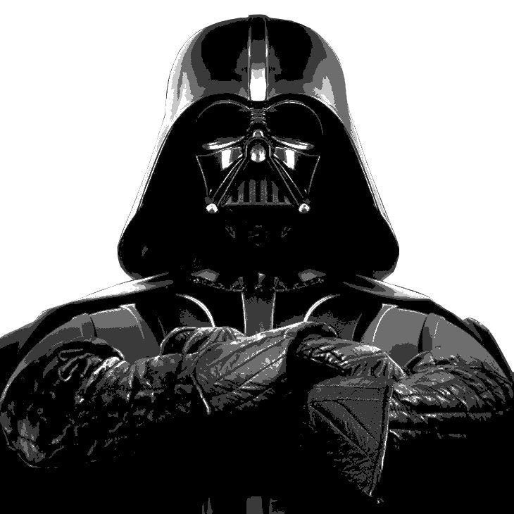 DARTH VADER multi 5 layers stencil- easy to cut ! Digital files Multilayer Stencil design, Paint Art, cricut,PNG cutting file