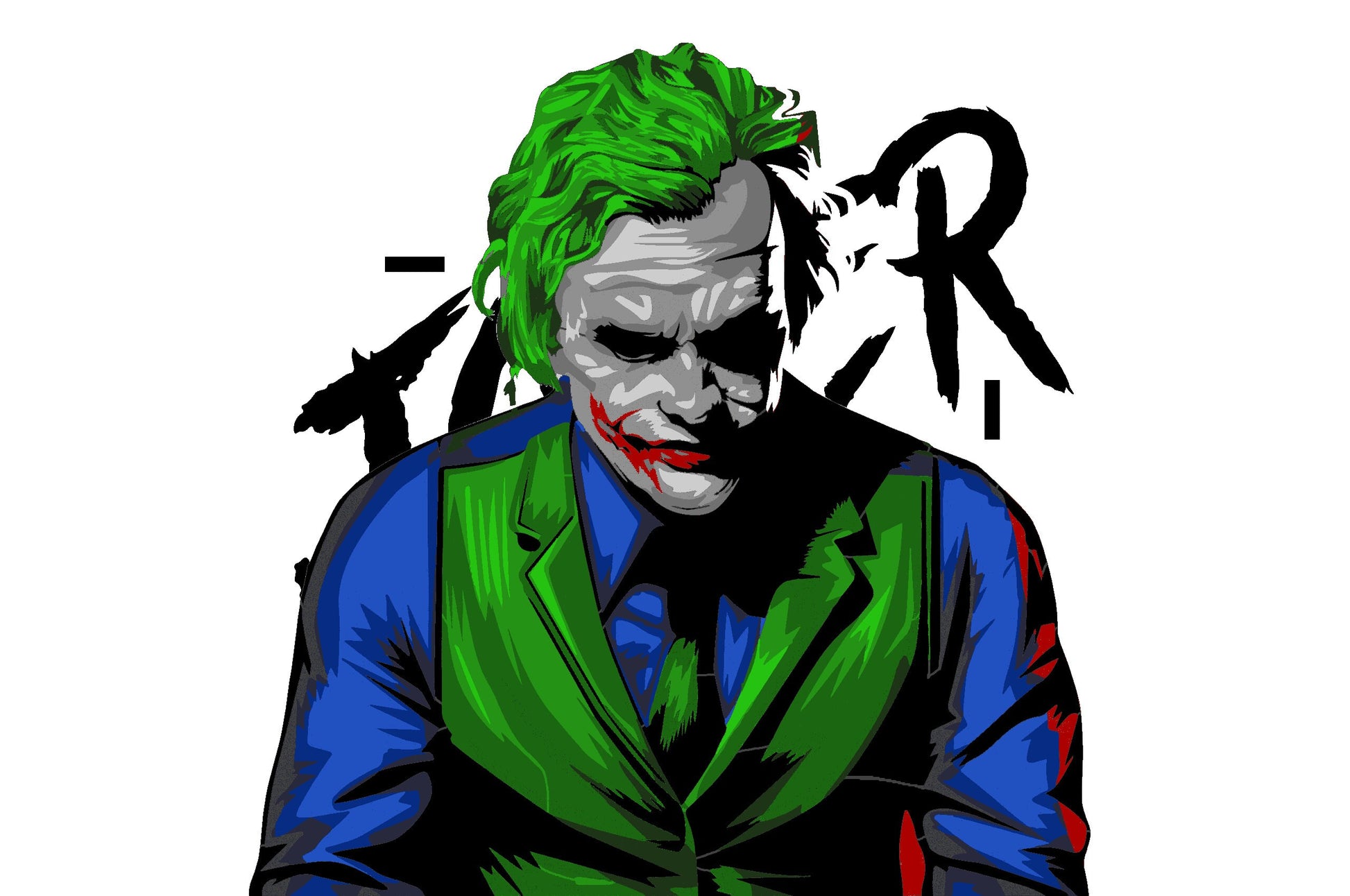 JOKER multi 11 layers stencil design PRE-CUT - ARTENDIST